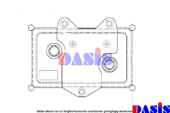 AKS DASIS Õliradiaator,mootoriõli 126420N